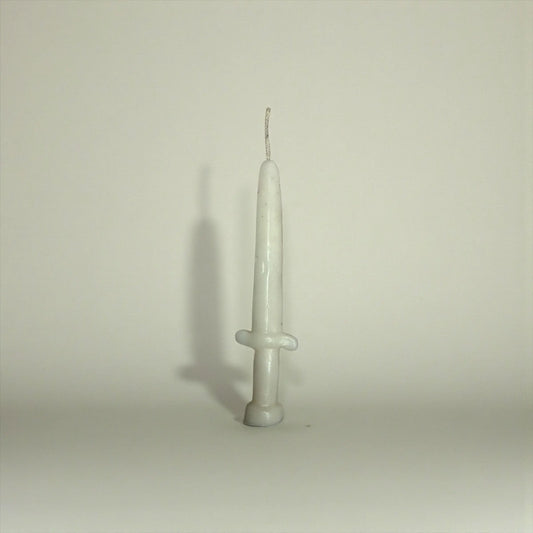 White Athame Candle Soulara Life