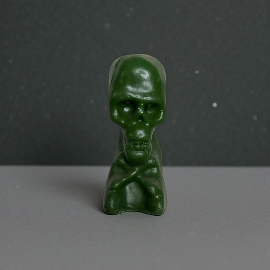 Green Skull Spell Candle Soulara Life