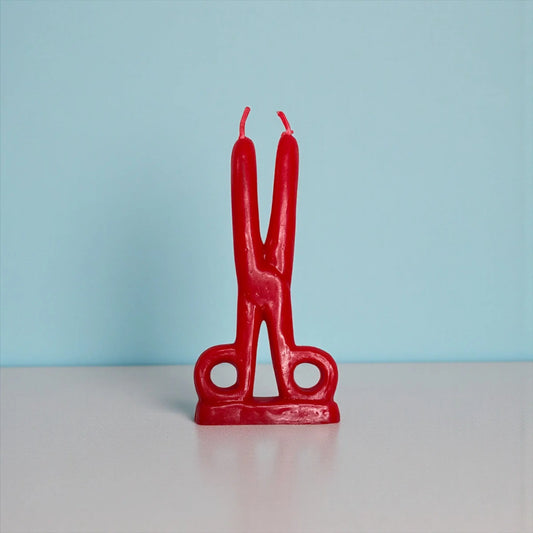 Red Scissor Spell Candle Soulara Life