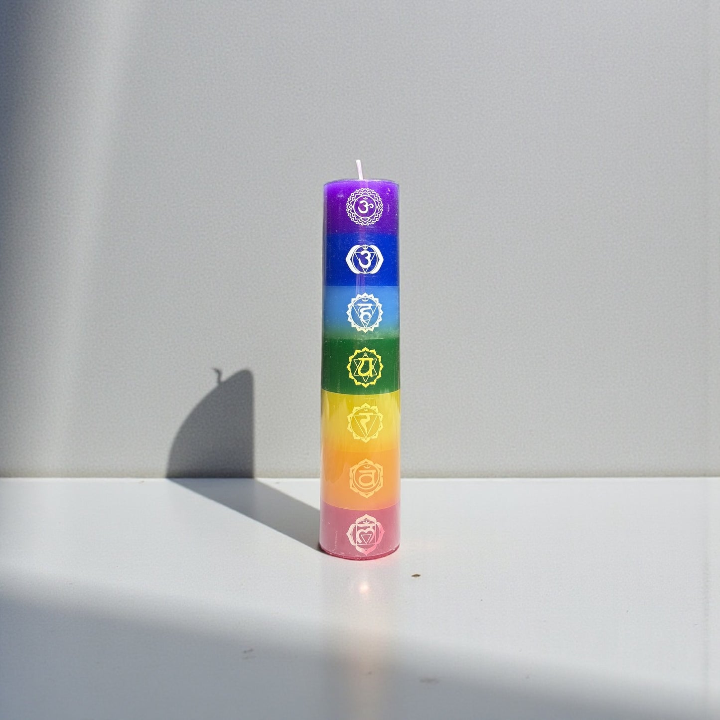 7 Chakra All-in-One Pillar Candle