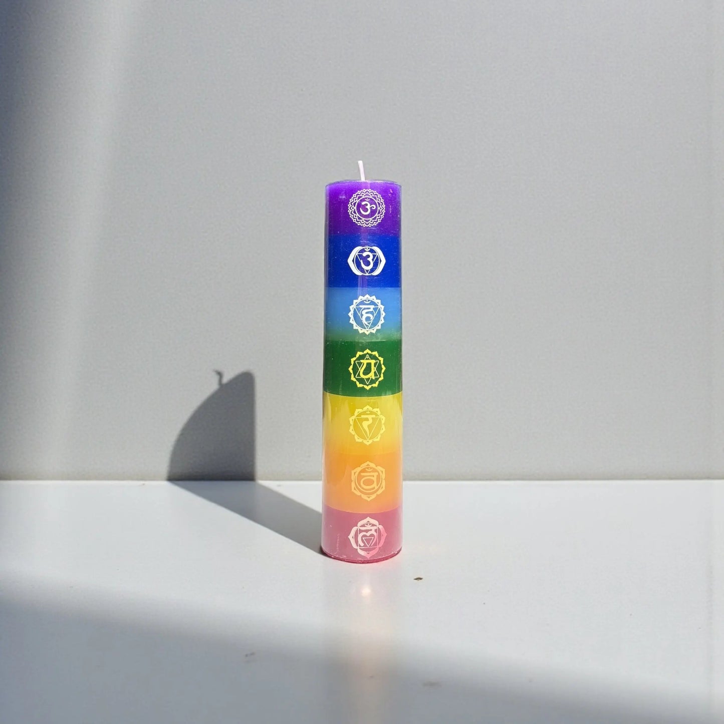 7 Chakra All-in-One Pillar Candle Soulara Life