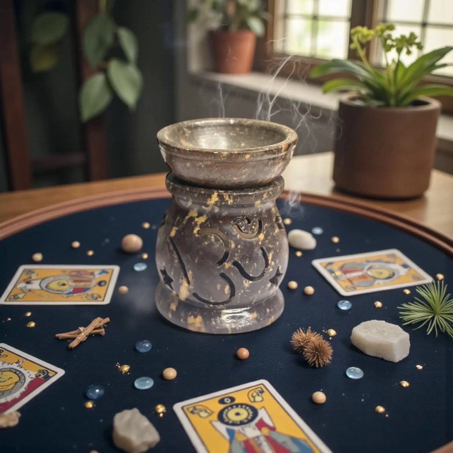 Soapstone Oil Burner – OM Design - Soulara Life