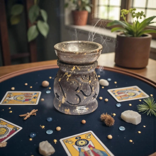 Soapstone Oil Burner – OM Design - Soulara Life