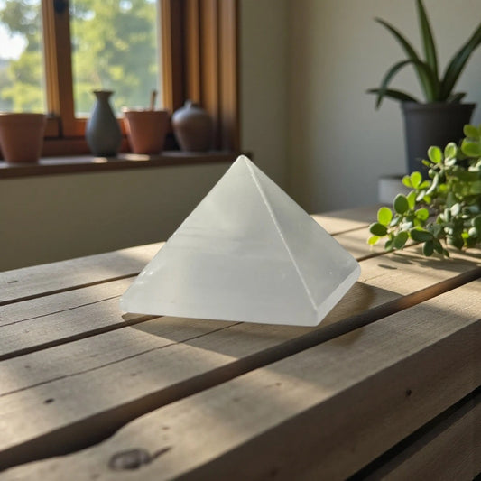 Selenite Pyramid Soulara Life