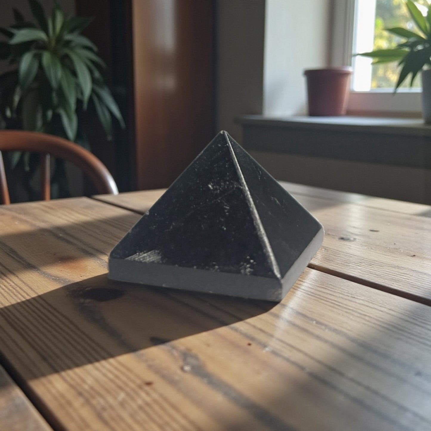 Black Tourmaline Crystal Pyramid