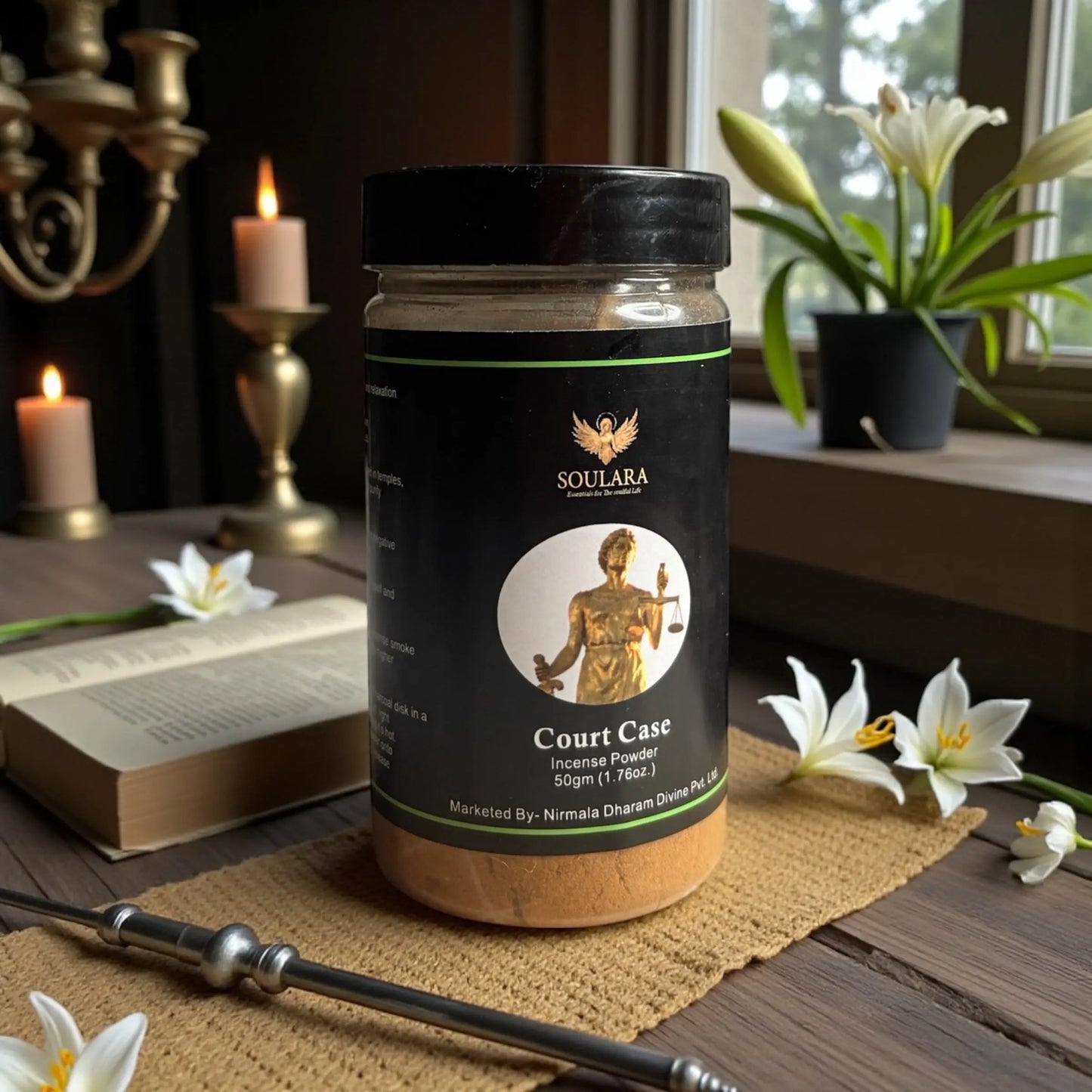 Court Case Incense Powder for Legal Matters and Justice - Soulara Life