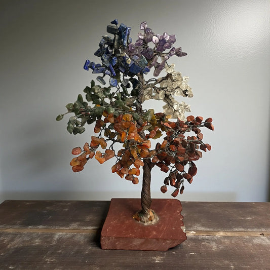 7 Chakra With Red Jasper Crystal Tree Soulara Life