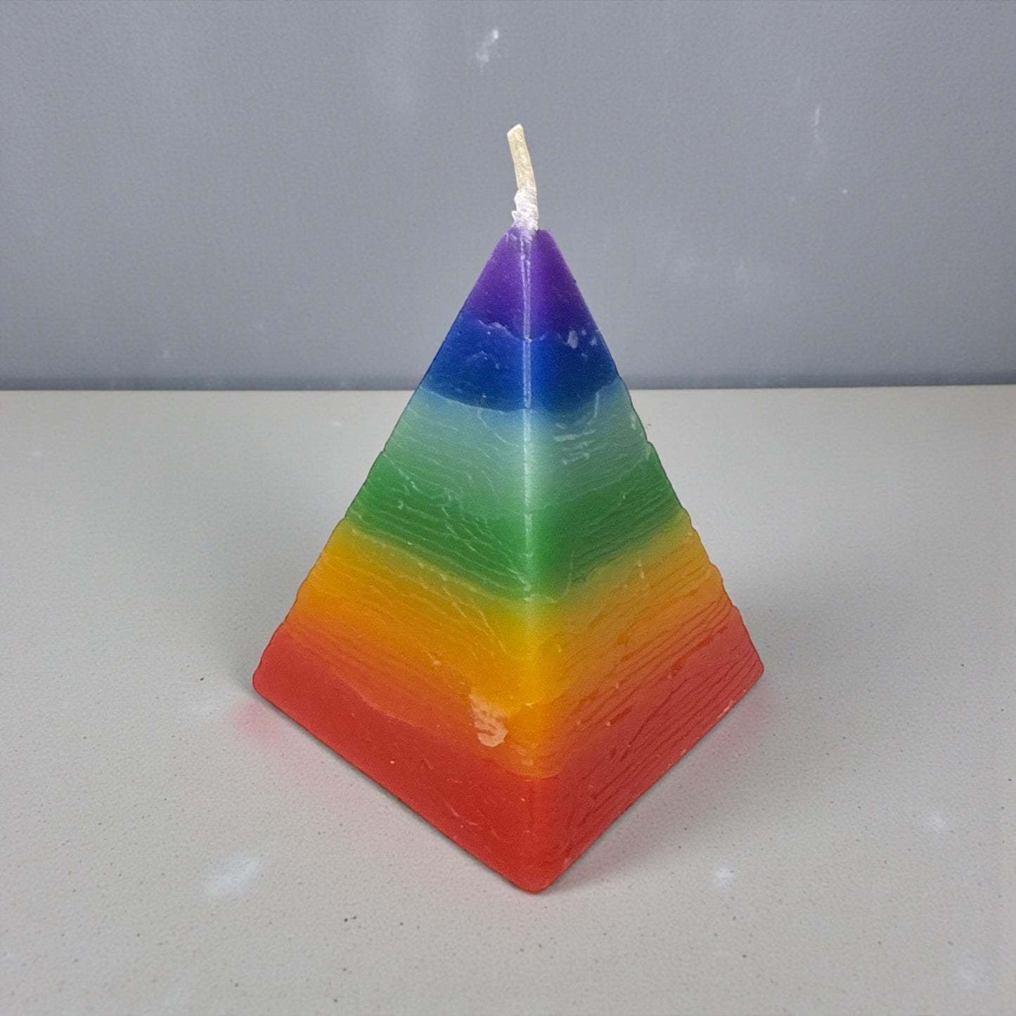 7 Chakra Pyramid Candle