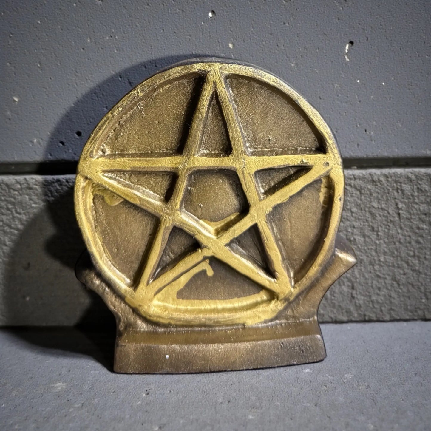 Golden Pentacle Candle - Soulara Life
