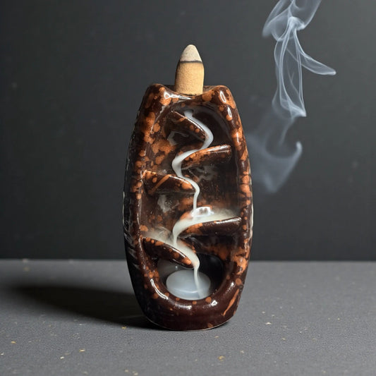 Ceramic Bottle Backflow Incense Burner Soulara Life