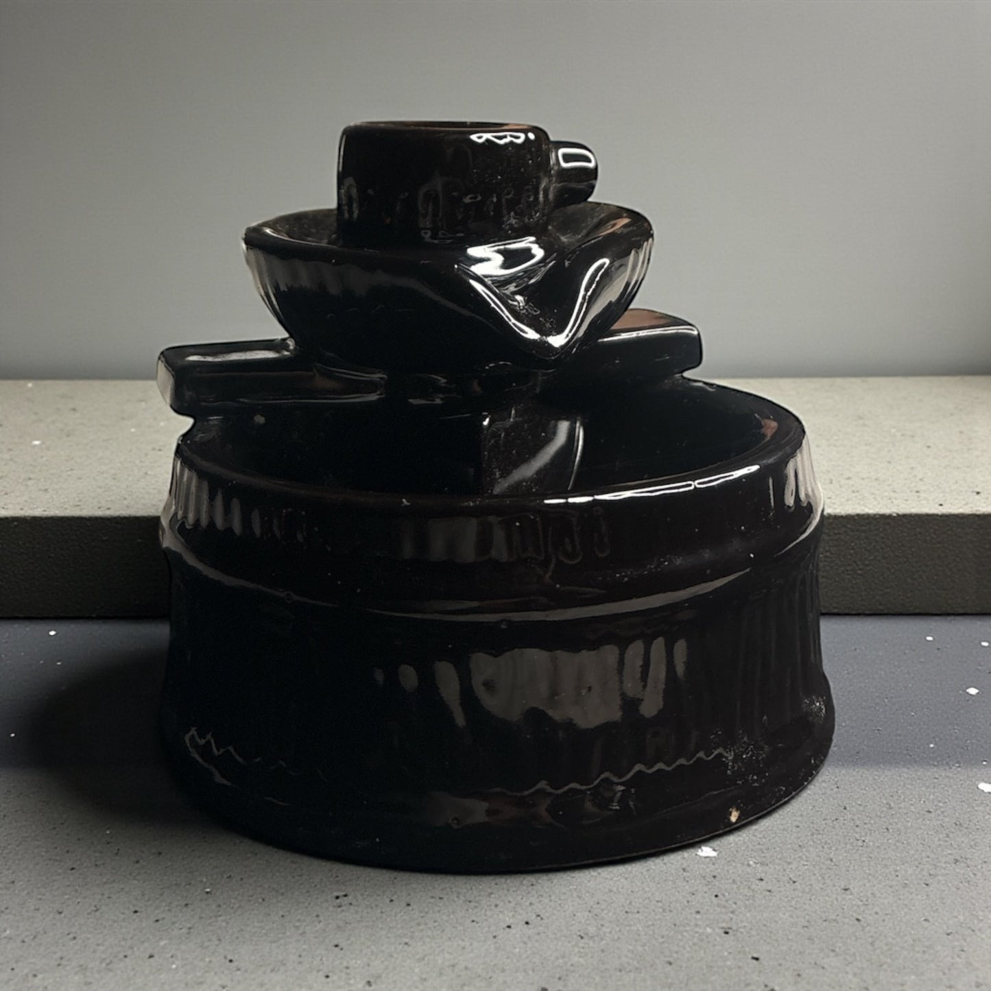 Ceramic Shivling Backflow Incense Burner