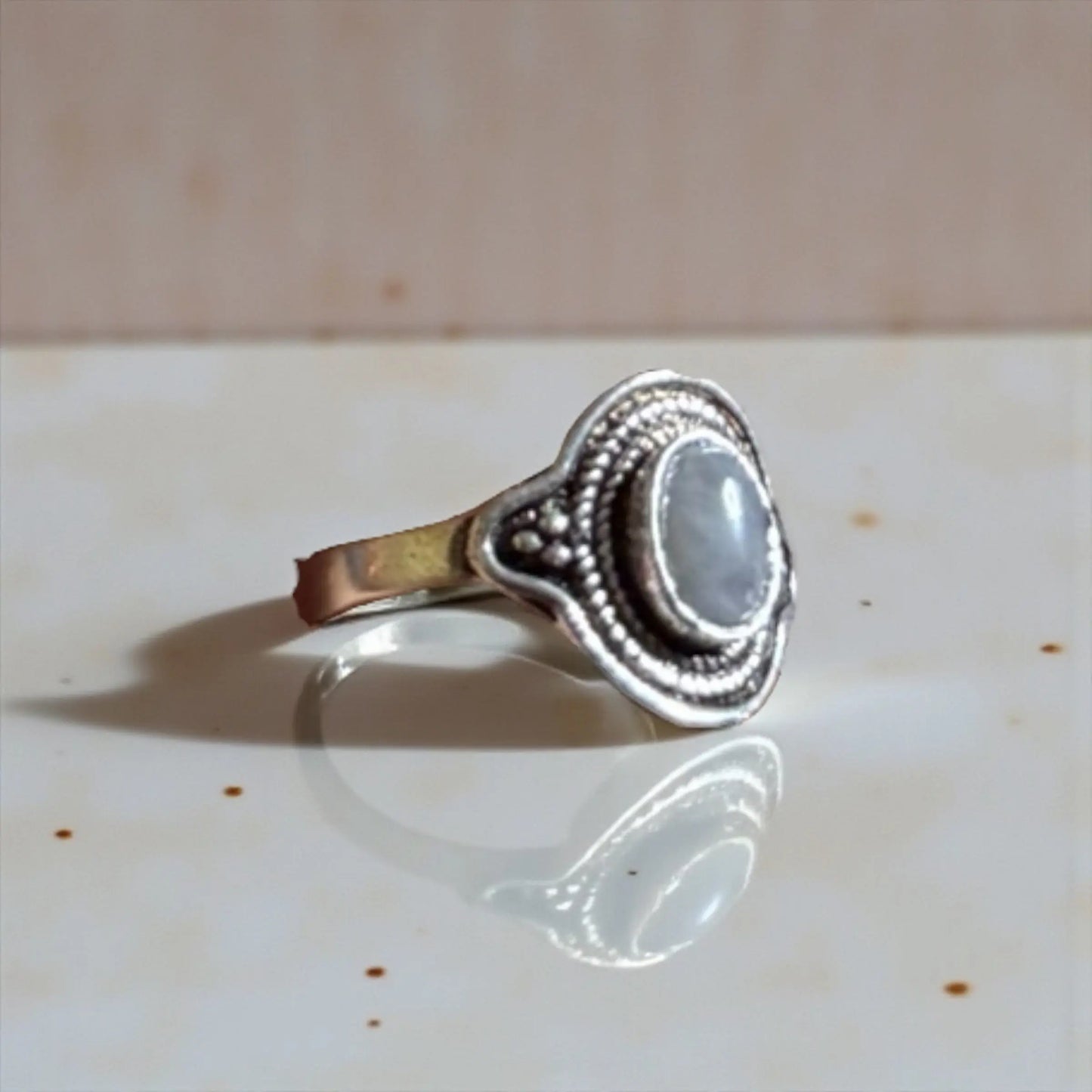 Opalite Adjustable Ring Soulara Life