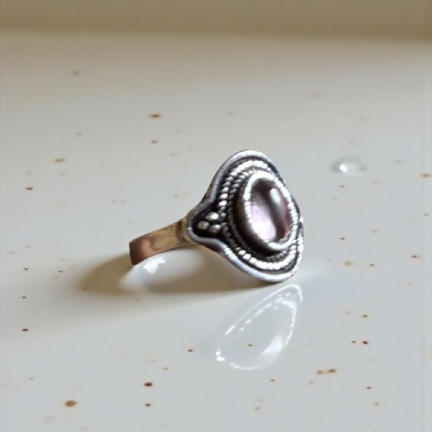 Amethyst Adjustable Ring