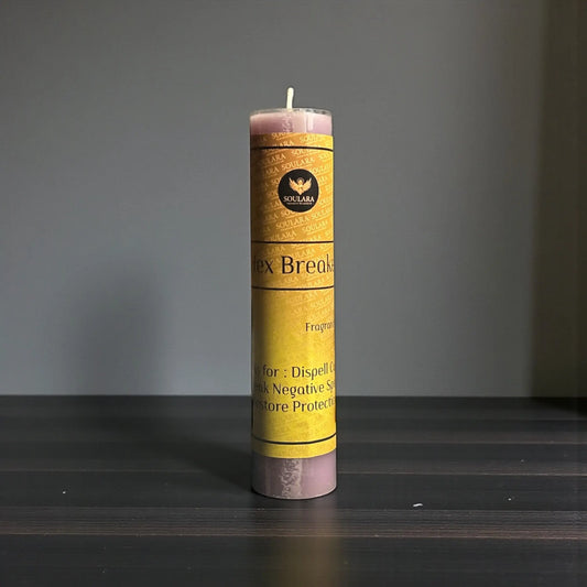 Hex Breaker Magic Pillar Candle Soulara Life