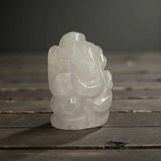 Rose Quartz Ganesha