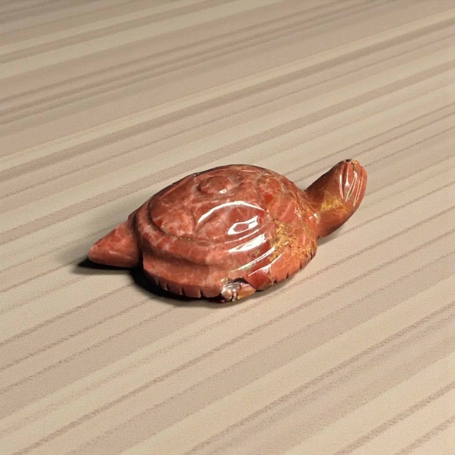 Crystal Turtle – Red Jasper
