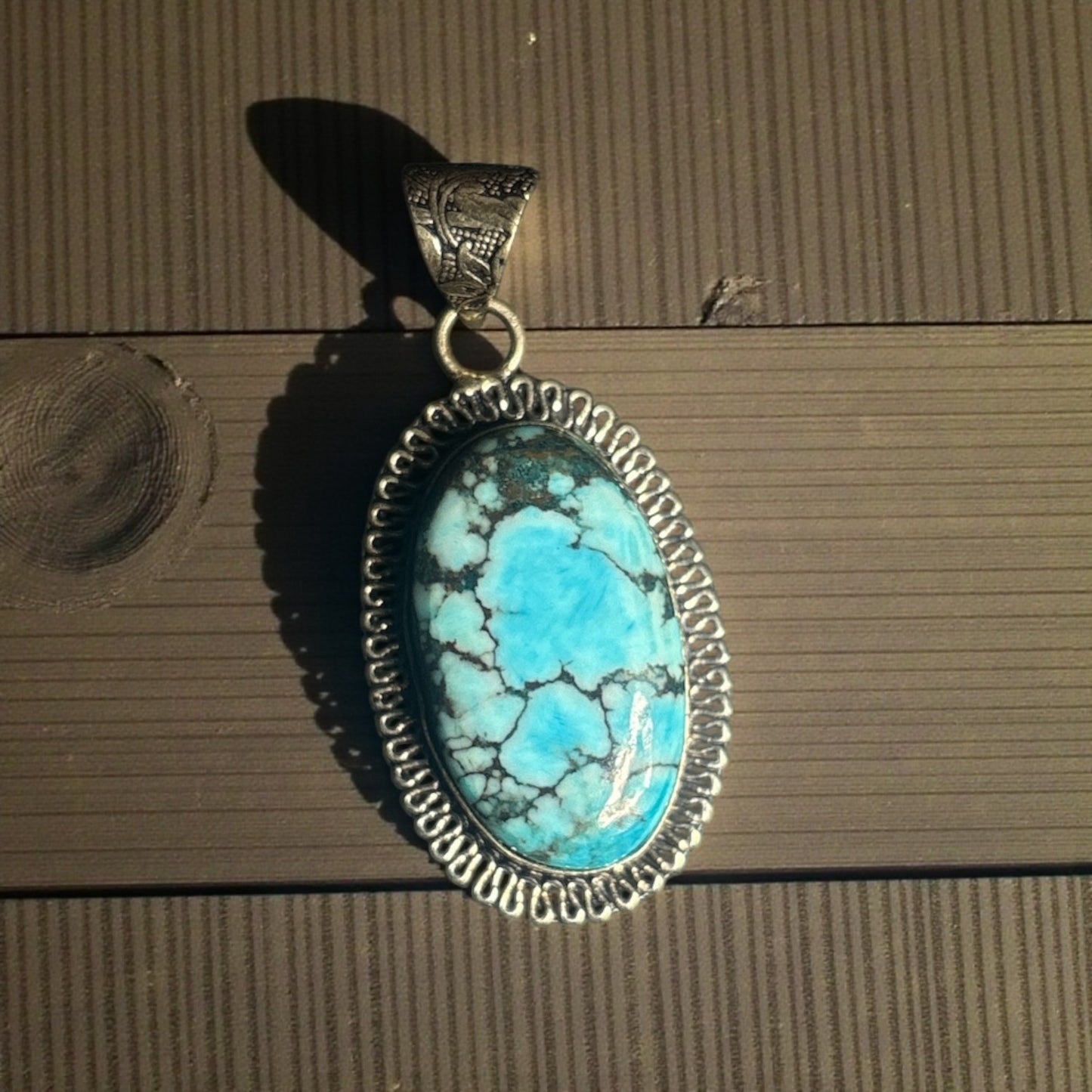 Turquoise Oval Pendant