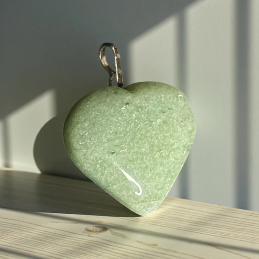 Green Aventurine Heart Pendant Soulara Life