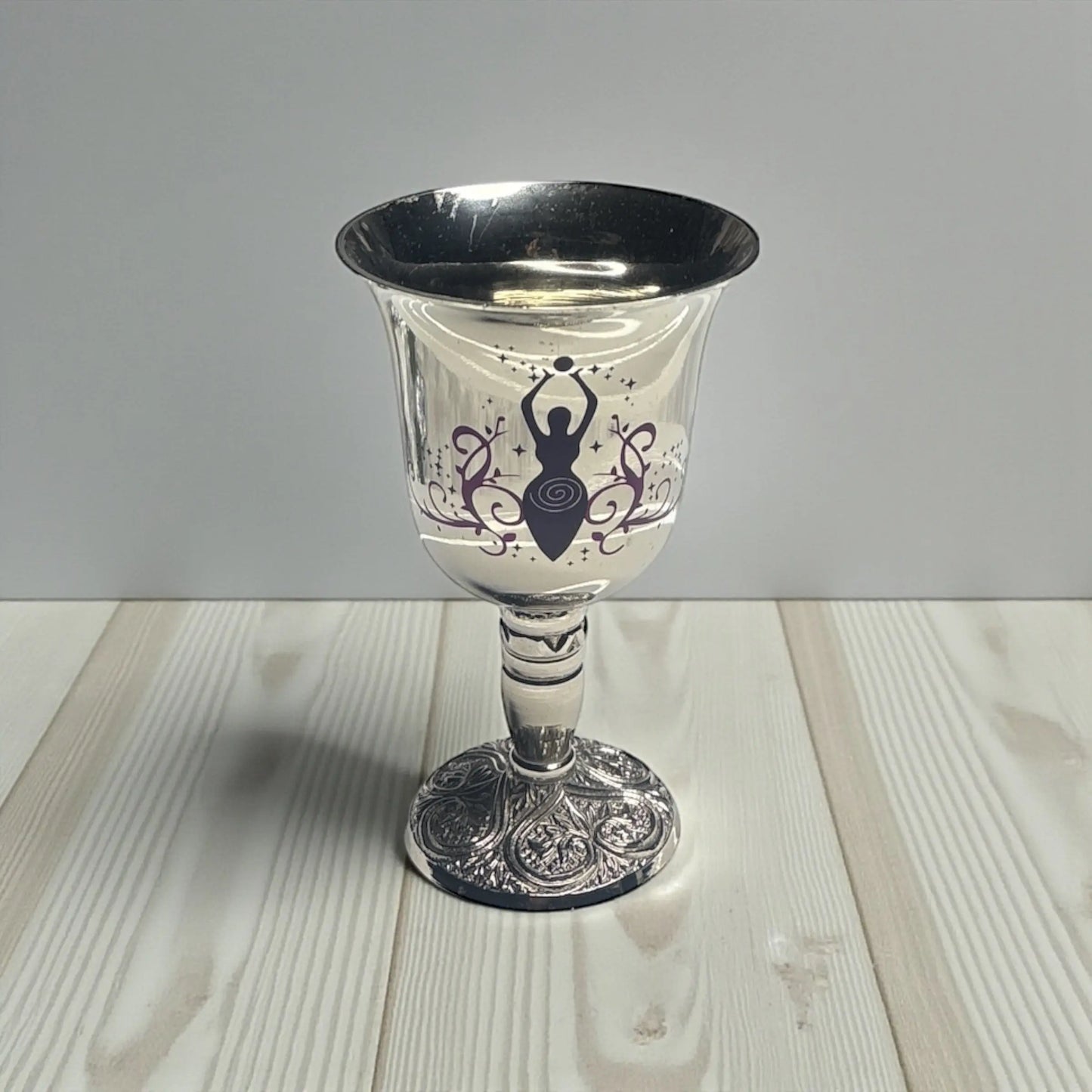 Angel Engraved Brass Chalice Soulara Life