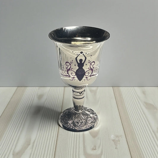Angel Engraved Brass Chalice Soulara Life