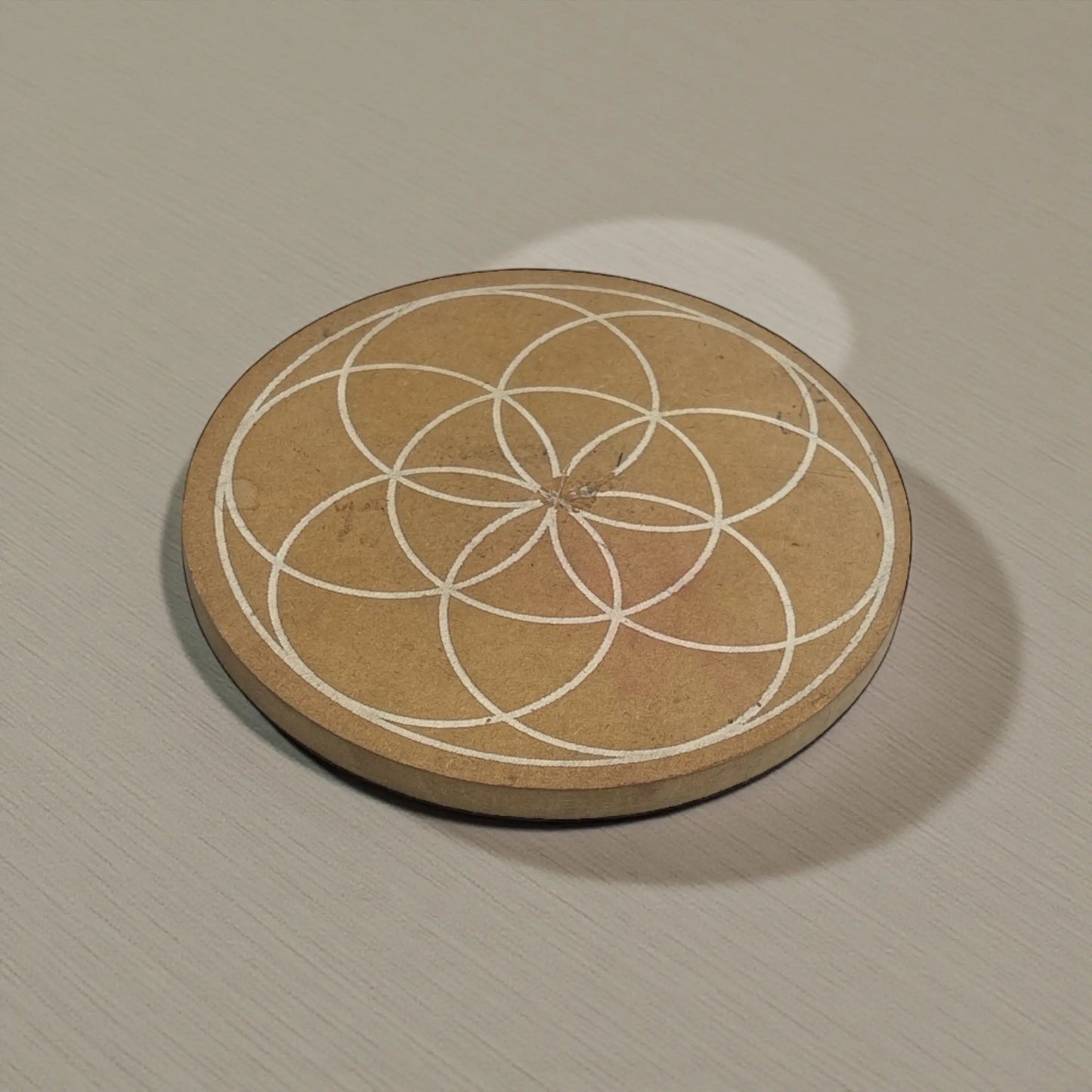 Wooden Prosperity Crystal Grid Board - Soulara Life