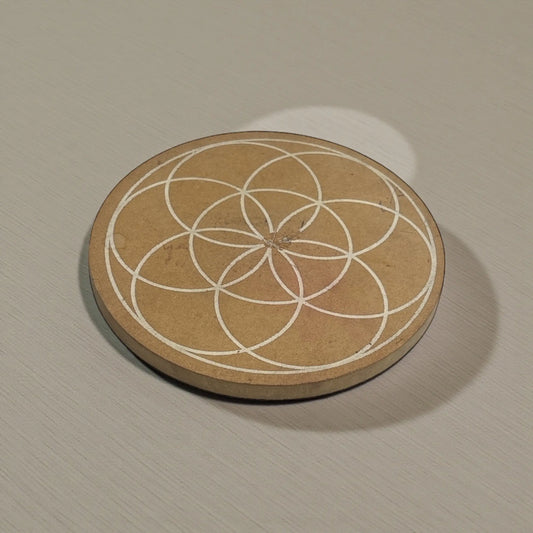 Wooden Prosperity Crystal Grid Board - Soulara Life