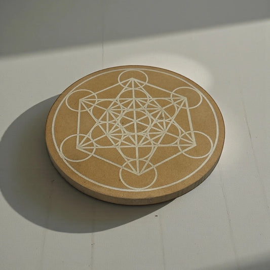 Wooden Metatron Grid Board - Soulara Life