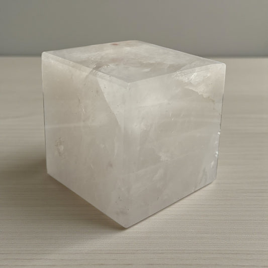 Clear Quartz Crystal Cube (Premium Quality)