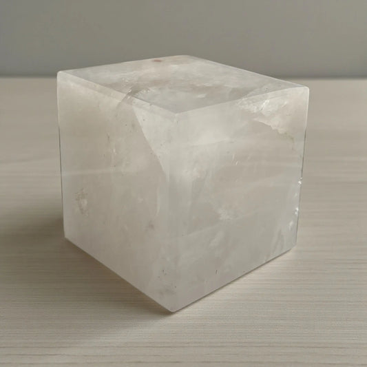 Clear Quartz Crystal Cube (Premium Quality) - Soulara Life