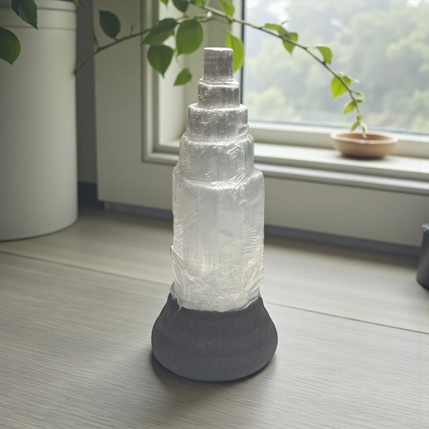 Selenite Tower Lamp - Soulara Life
