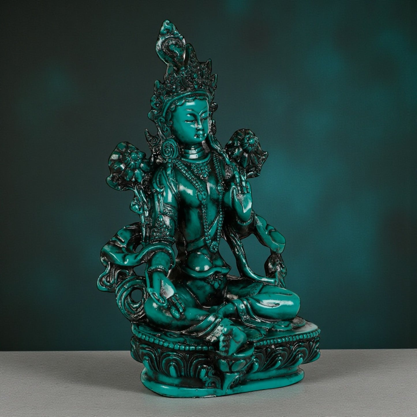 Statue Green Tara Maa