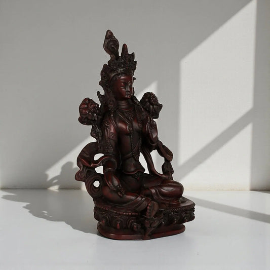 Statue Brown Tara Maa | Divine Feminine Home Decor Showpiece Soulara Life