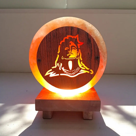 Himalayan Rock Salt Lamp – 3D Shiva Design - Soulara Life