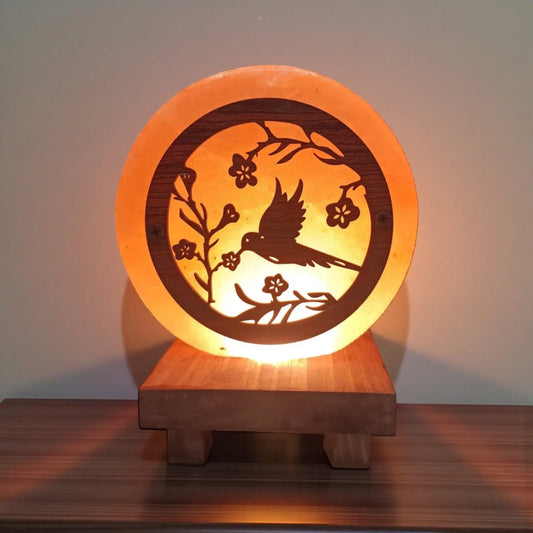 Himalayan Rock Salt Lamp – 3D Bird Design - Soulara Life