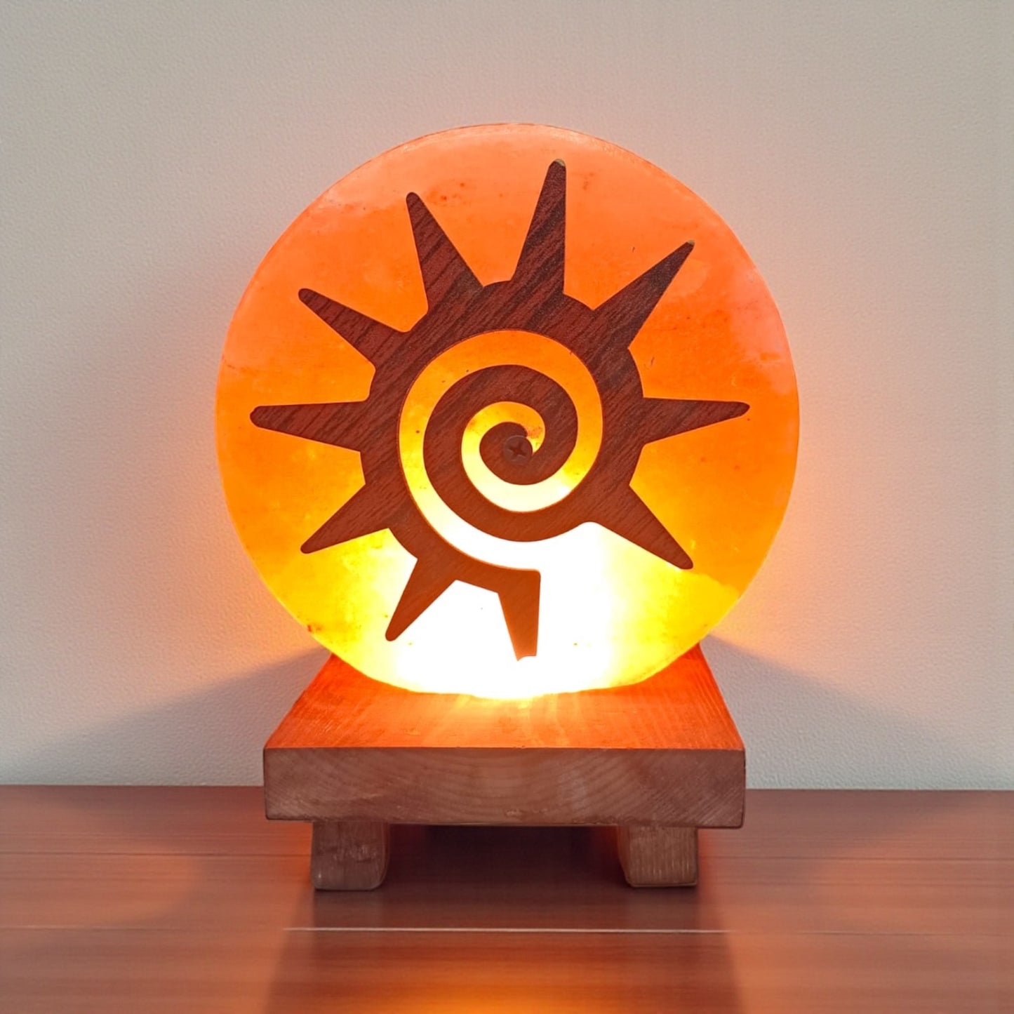 Himalayan Rock Salt Lamp – 3D South-West Sun Design