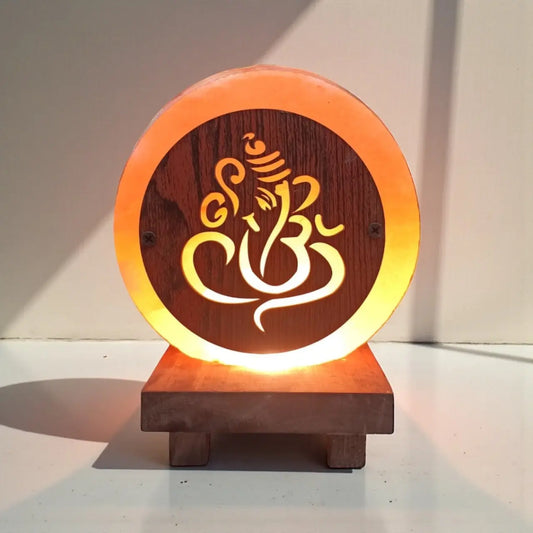 Himalayan Rock Salt Lamp – 3D Ganesha Design - Soulara Life