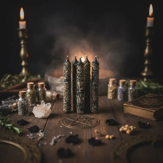 Energized Black Chime Candles