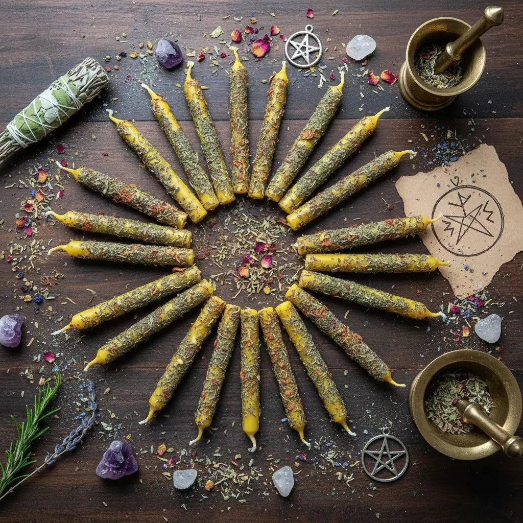 Energized Yellow Chime Candles