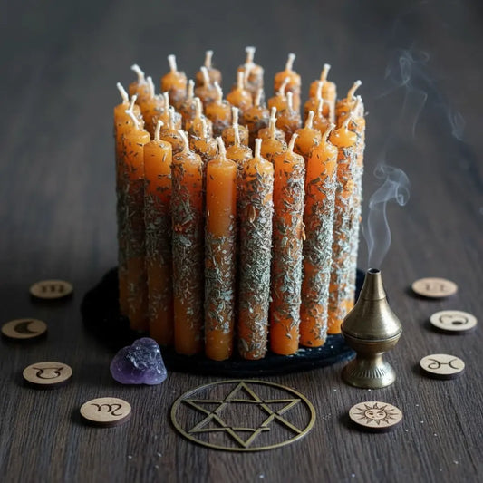 Energized Orange Chime Candles