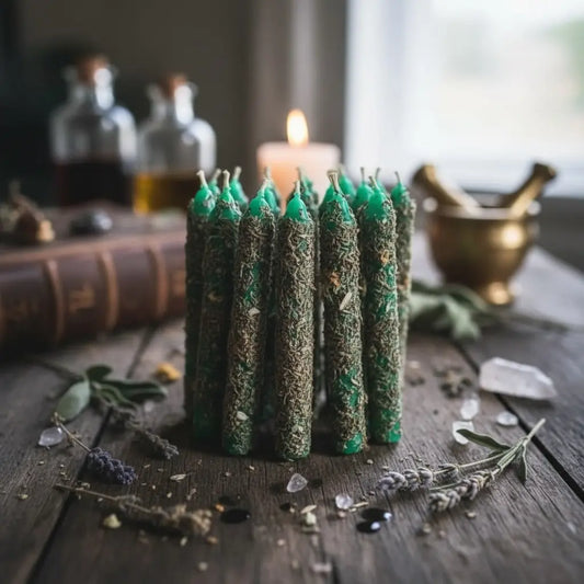 Energized Green Chime Candles