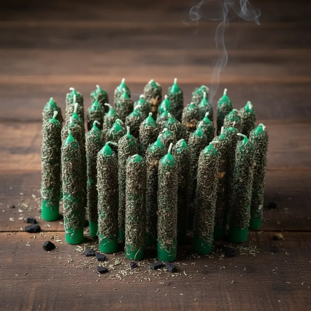 Energized Green Chime Candles