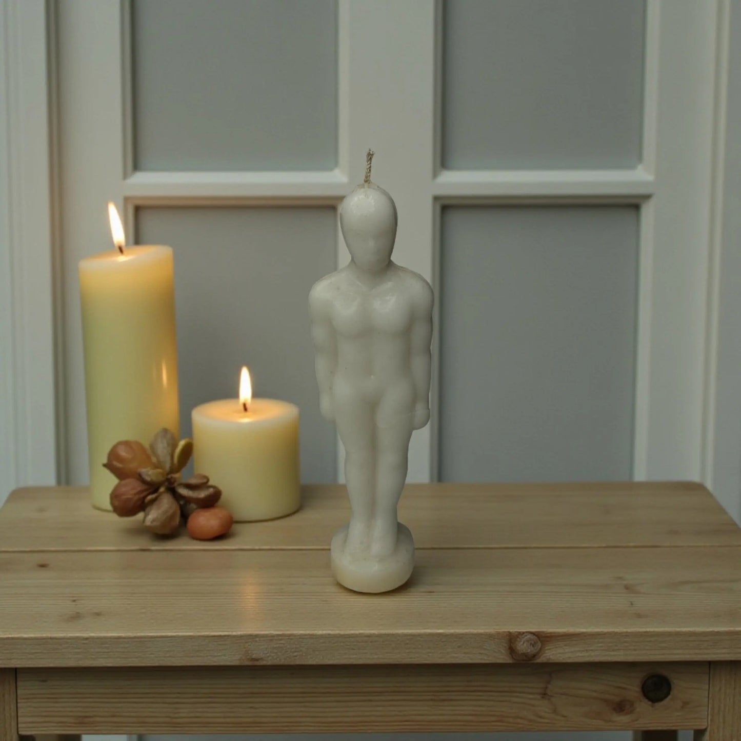 White Male Spell Candle Soulara Life