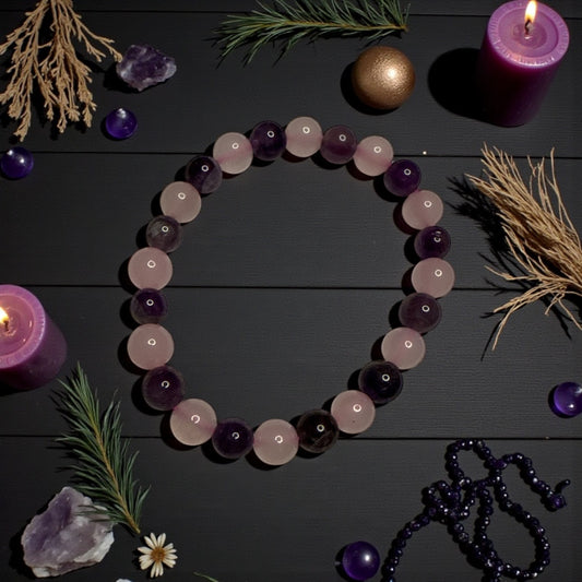 Amethyst and Rose Quartz