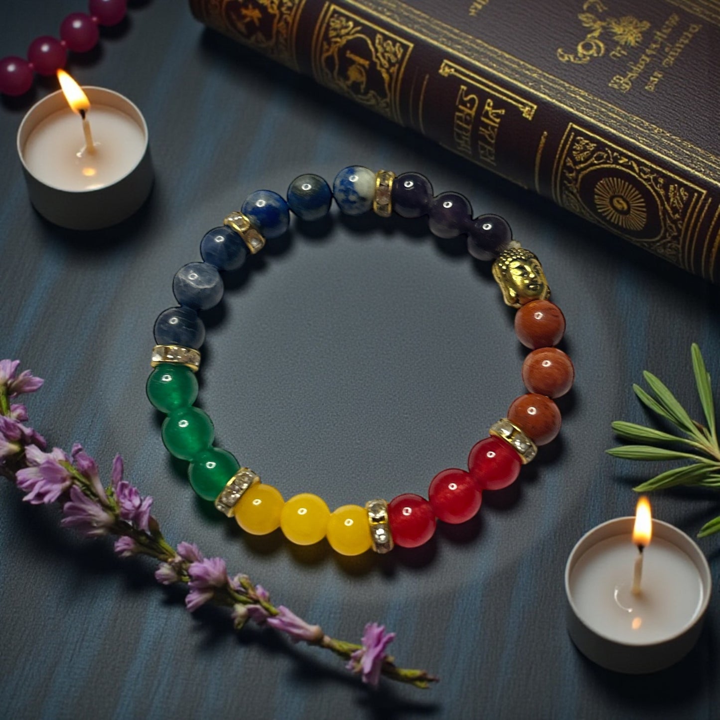 7 Chakra Buddha Charm