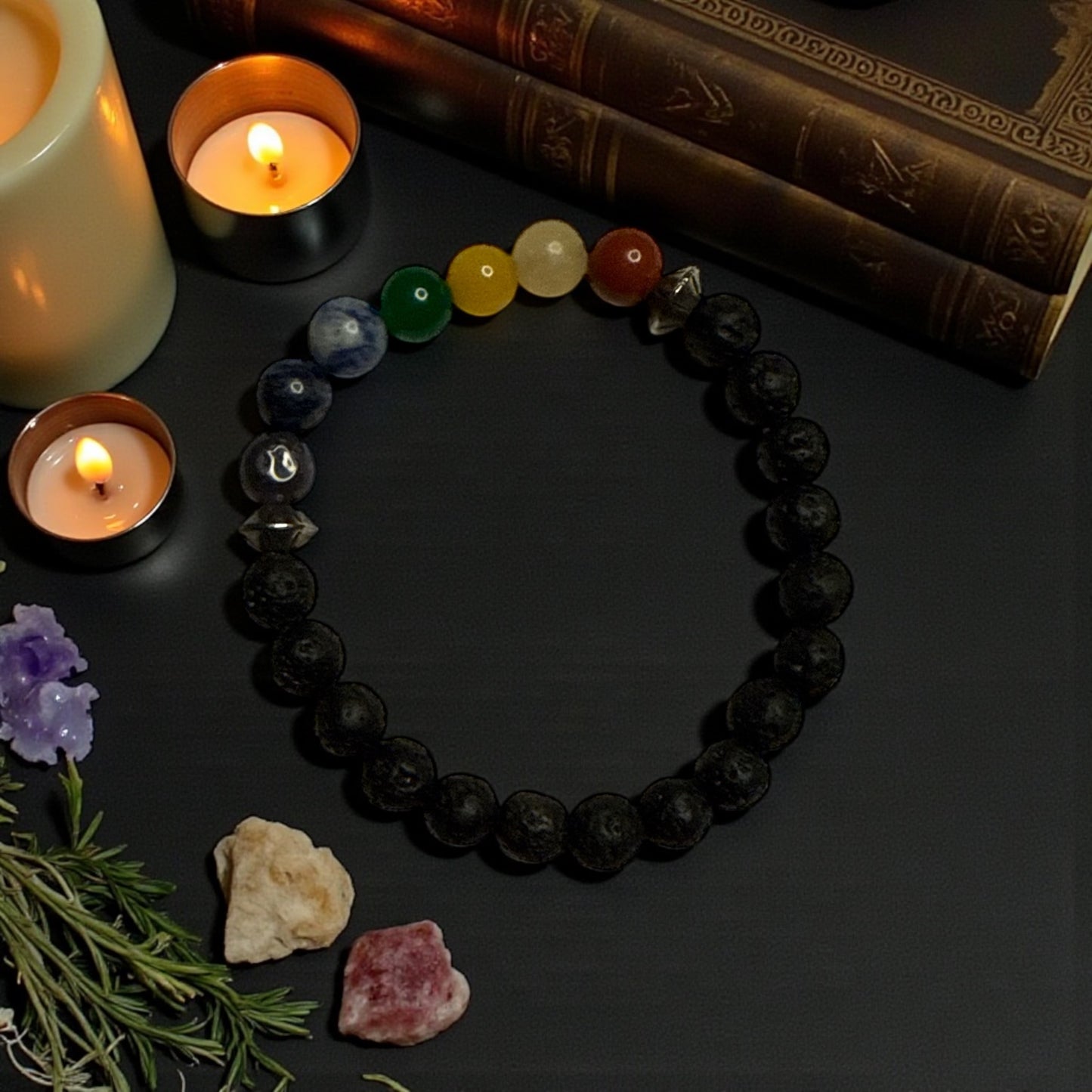 7 Chakra Lava Stone
