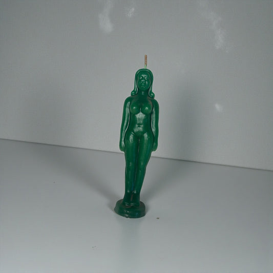 Green Female Spell Candle