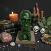Green Skull Spell Candle