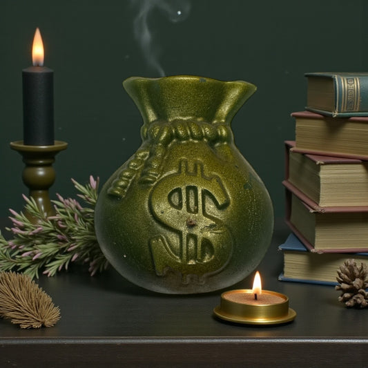 Green Dollar Potli Spell Candle