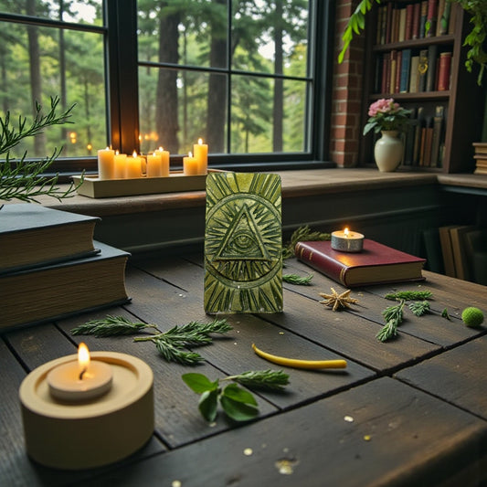 Green Illuminati Spell Candle