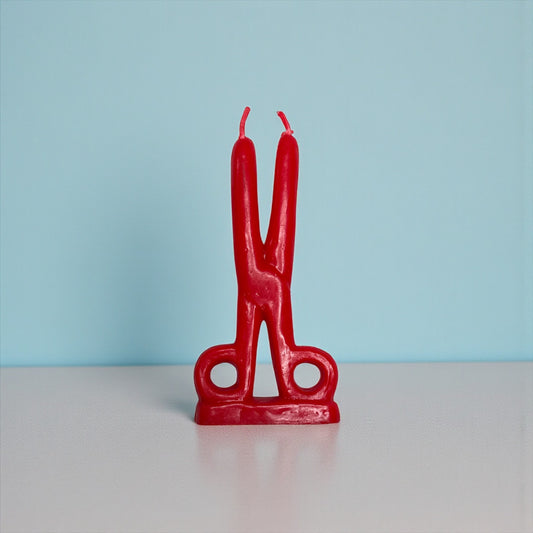Red Scissor Spell Candle